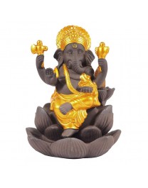 Suport conuri parfumate backflow - Ganesha Gold