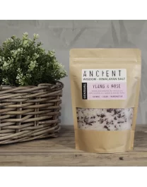 Amestec de Sare de Baie din Himalaya, 500g - Sensual, cu Aromă de Ylang Ylang și Ulei de Cocos